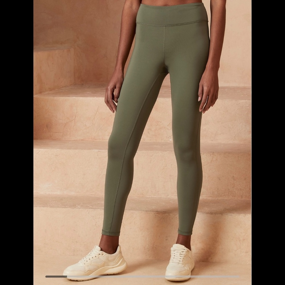 NWT Banana Republic Olive Green Soft Brushed High Rise Legging